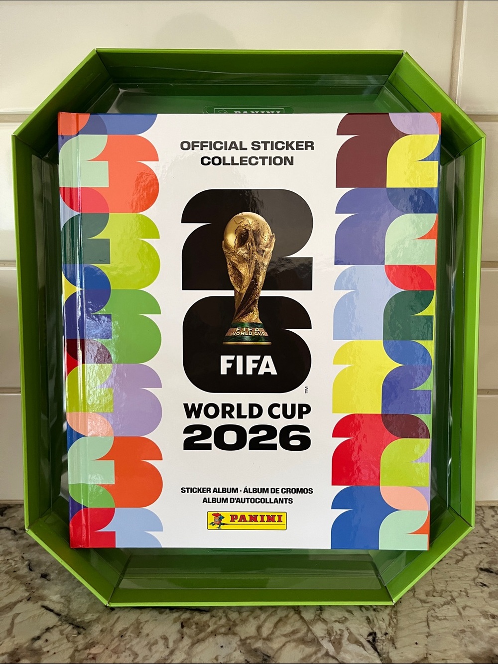 Panini FIFA World Cup 2026 Display Box with hardcover sticker album